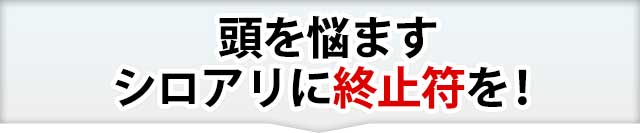 頭を悩ませる害虫に終止符を打ちませんか？